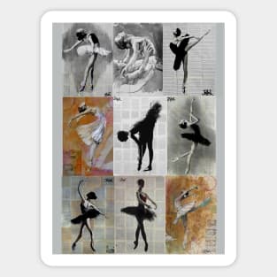 9 dance steps Sticker